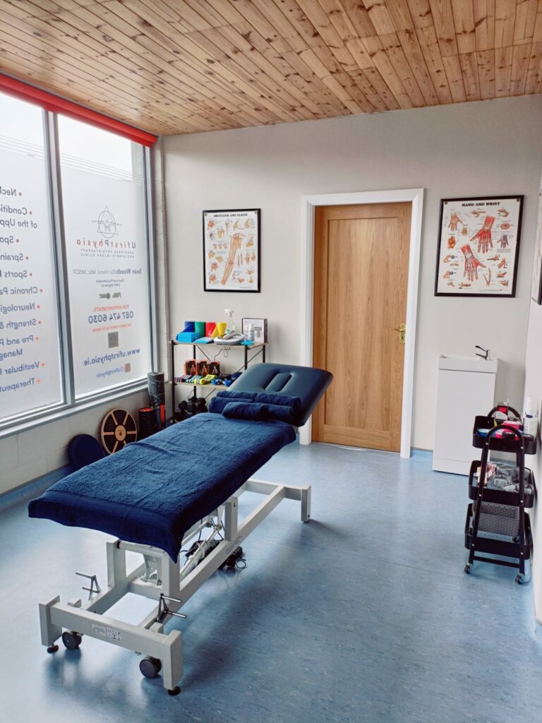 Treatment room for Physiotherapy Clonakilty, West Cork